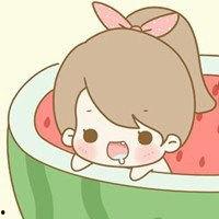 吃瓜女头像卡通可爱,卡通可爱吃瓜女头像，带你领略田园风情