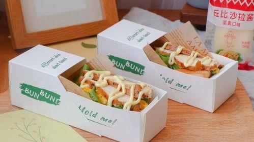 定西网红三明治包装,美味与创意的完美融合